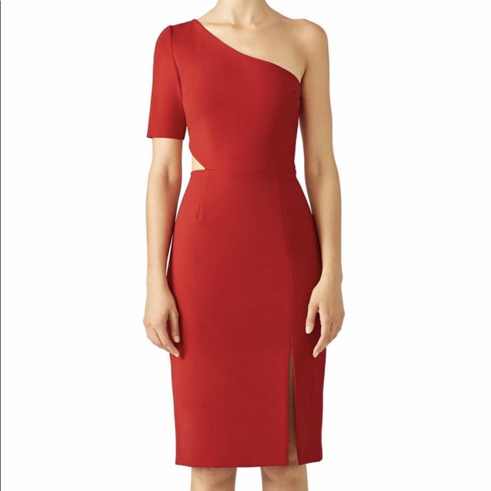 Jill Jill Stuart Red Cutout Sheath Dress 4